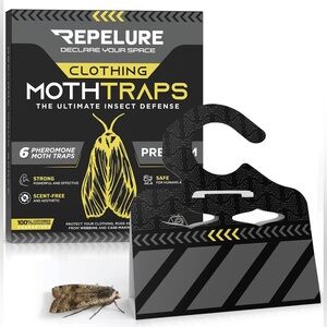 Moth Traps for Clothes - Strongest Luring and Stickiest Closet Moths Traps